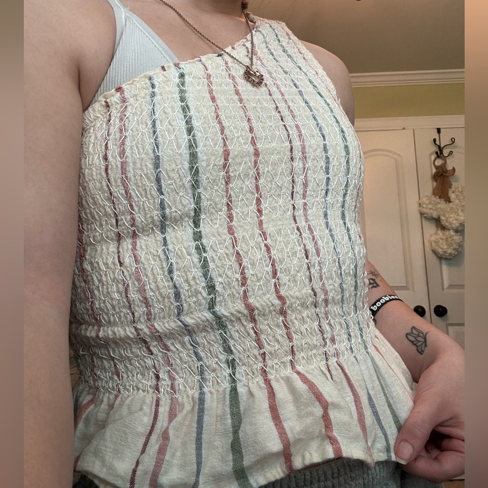 Off the shoulder American eagle crop top